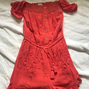 American eagle off the shoulder romper